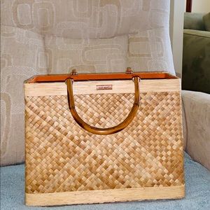 Kate Spade Vintage Wicker Tote